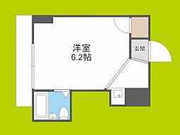 ディノ玉出 ワンルームの間取図画像