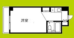 ハイツ白樺 ワンルームの間取図画像