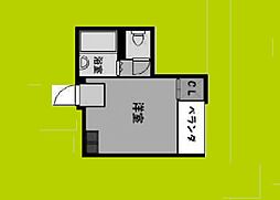 オレンジハウス1 ワンルームの間取図画像