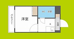 トーエー新深江ビル 1Kの間取図画像