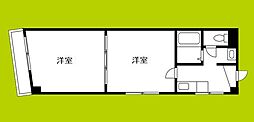 リオーラ塚本1 2Kの間取図画像