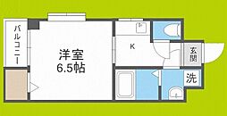 コートドリコ 1Kの間取図画像