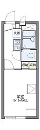 レオパレス三国 1Kの間取図画像