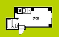 グランドメゾン山王 ワンルームの間取図画像
