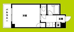 キンキ加美 1Kの間取図画像