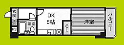 ライトハイツ 1DKの間取図画像
