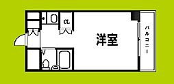 ネオコート天王寺 ワンルームの間取図画像