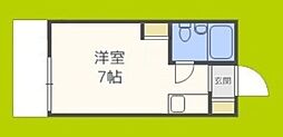 ハイツ・エムーユ ワンルームの間取図画像