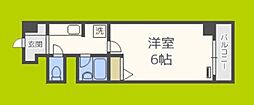 アーバン千林A 1Kの間取図画像