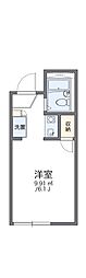 レオパレス千亀利 1Kの間取図画像