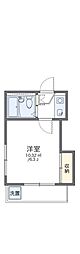 レオパレス新伊丹第2 1Kの間取図画像