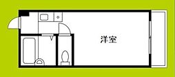 上新ビル7 ワンルームの間取図画像