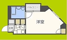 グラン・ピア松井 ワンルームの間取図画像