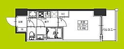 S-RESIDENCE堺湊駅前azure 1Kの間取図画像