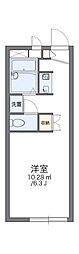 レオパレスせいわ 1Kの間取図画像