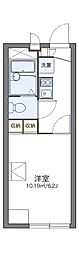 レオパレスユーアイ 1Kの間取図画像