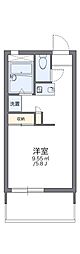 レオパレスツインズ加島壱番館 1Kの間取図画像