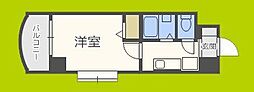 ノルデンハイム小松 1Kの間取図画像