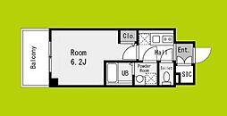 エスリード大阪NEXUS 1Kの間取図画像