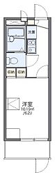 レオパレスOHNO 1Kの間取図画像