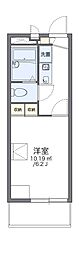 レオパレスアルバ2 1Kの間取図画像