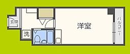 エルデ大手前 ワンルームの間取図画像