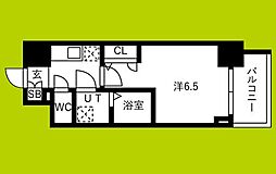 大阪市生野区巽西4丁目マンション 1Kの間取図画像