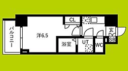 大阪市生野区巽西4丁目マンション 1Kの間取図画像
