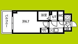 大阪市生野区巽西4丁目マンション 1Kの間取図画像