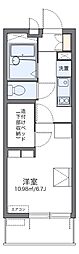 レオパレスおおさか御崎1 1Kの間取図画像
