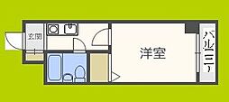 ノルデンハイム北 1Kの間取図画像