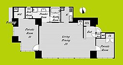 SHUNKI上本町 2SLDKの間取図画像