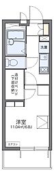 レオパレスアーク姫島 1Kの間取図画像