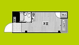 シャルム岸里 ワンルームの間取図画像
