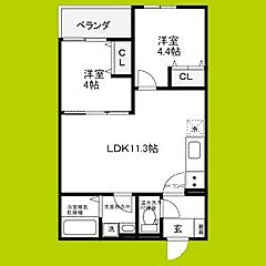 物件の間取り