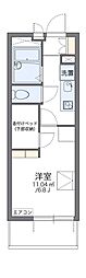 レオパレスプレステージ三津屋2 1Kの間取図画像