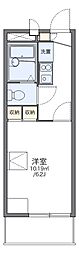 レオパレスアルカディ 1Kの間取図画像