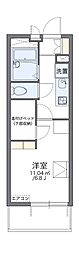 レオパレスWING西淀 1Kの間取図画像
