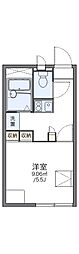 レオパレスAIR 1Kの間取図画像