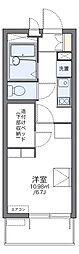 レオパレスLEBEN京橋 1Kの間取図画像