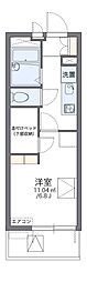 レオパレスエスペランザ 1Kの間取図画像