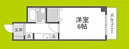 バローレ住之江 1Kの間取図画像