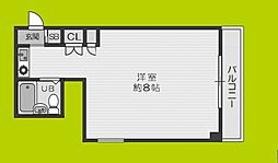 アメニティ・プラザ 1Kの間取図画像