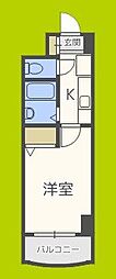 ノルデンハイム瑞光 1Kの間取図画像
