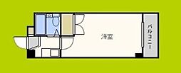 ロイヤル巽 1Kの間取図画像