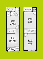 物件の間取り