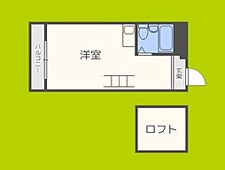 ロフティ野田 ワンルームの間取図画像
