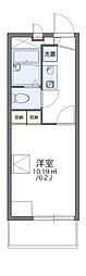 レオパレストラッド 1Kの間取図画像