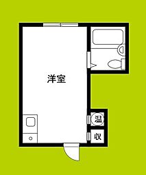 NORE大宮 ワンルームの間取図画像