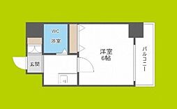 エスリード新大阪第2 1Kの間取図画像